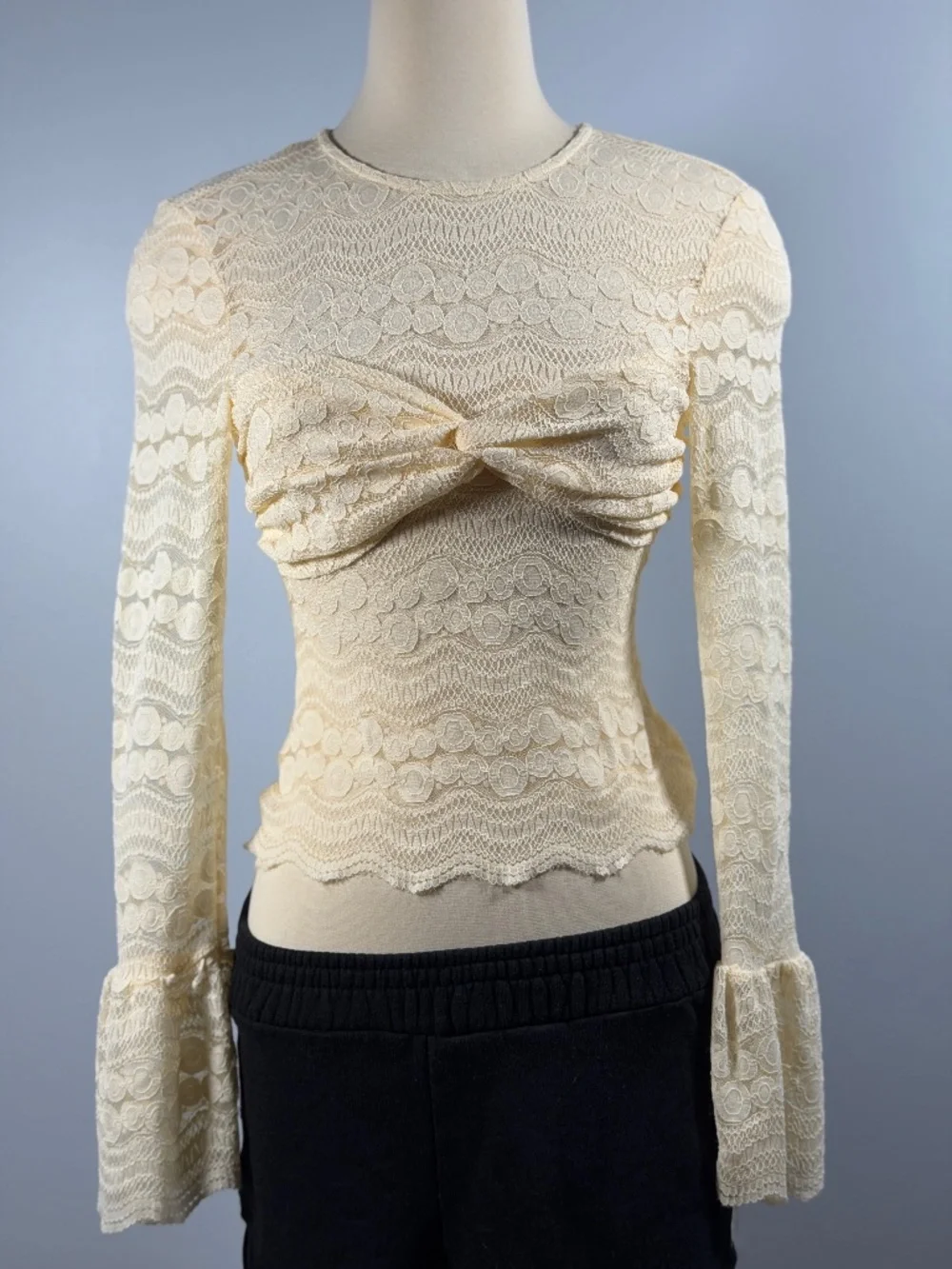 Sarah Hann Joslyn Lace Top XS